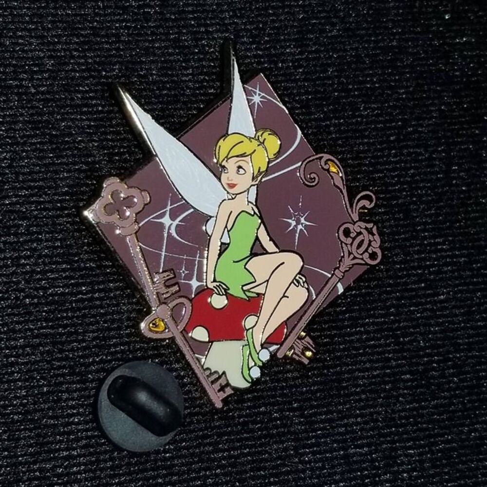 Disney Tink Pin Mushroom Keys Tinker Bell Portraits Mystery Peter Pan Tinkerbell